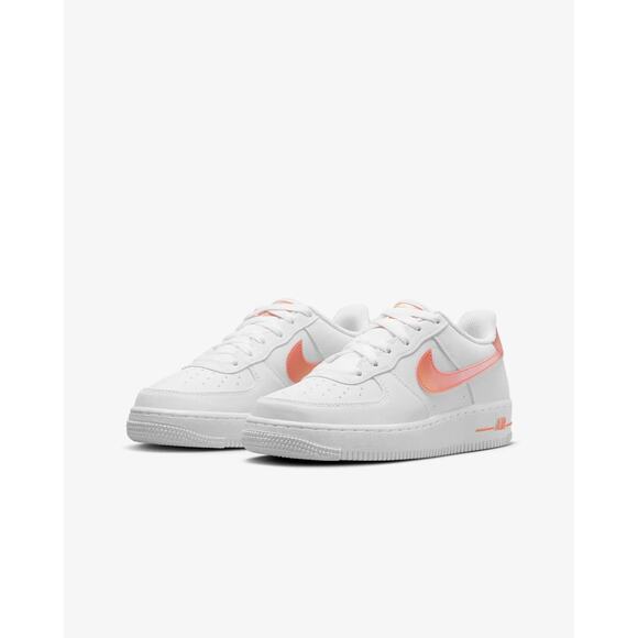 NEW Nike Air Force 1 Next Nature White Orange FJ4669 100 - SIZE 5.5Y / 7 WOMENS - Picture 2 of 9